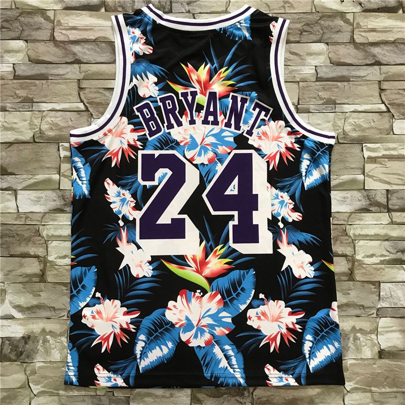 Men Los Angeles Lakers #24 Bryant black Heat transfer 2021 NBA Jersey->los angeles lakers->NBA Jersey
